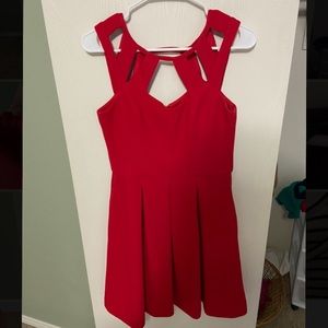 Red dress